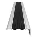 Perfil En L Para Escalon En Aluminio Antideslizante 48mm 2.5mts