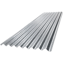 Chapa Aluminizada Cal 24 / 0.5mm x 98.5cm util Ondulada - TIS