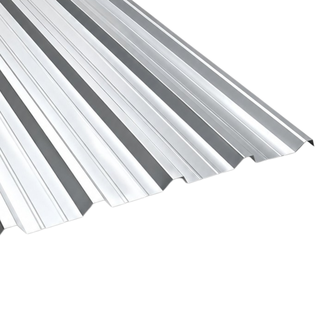 Chapa Aluminizada Techo - 0,5mm/Cal 24 x 95cm Trapezoidal Armco