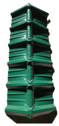 Cumbrera Colores Trapecio / Teja Francesa Cal 26 x 1m Util AGP