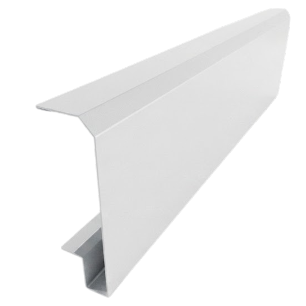 Frontal Gotero Iso-Panel 100mm x 3m Blanco MID