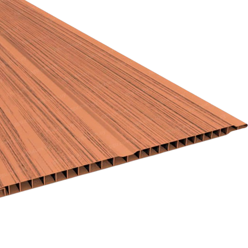 PVC Cielo Raso Cedro Terracota - Plasbil 7mm x 20cm x 6m - L26 Cerejeira