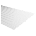 Policarbonato Ondulado Incoloro Ancho Util 1,16 m x 3,66 m x 0,8mm