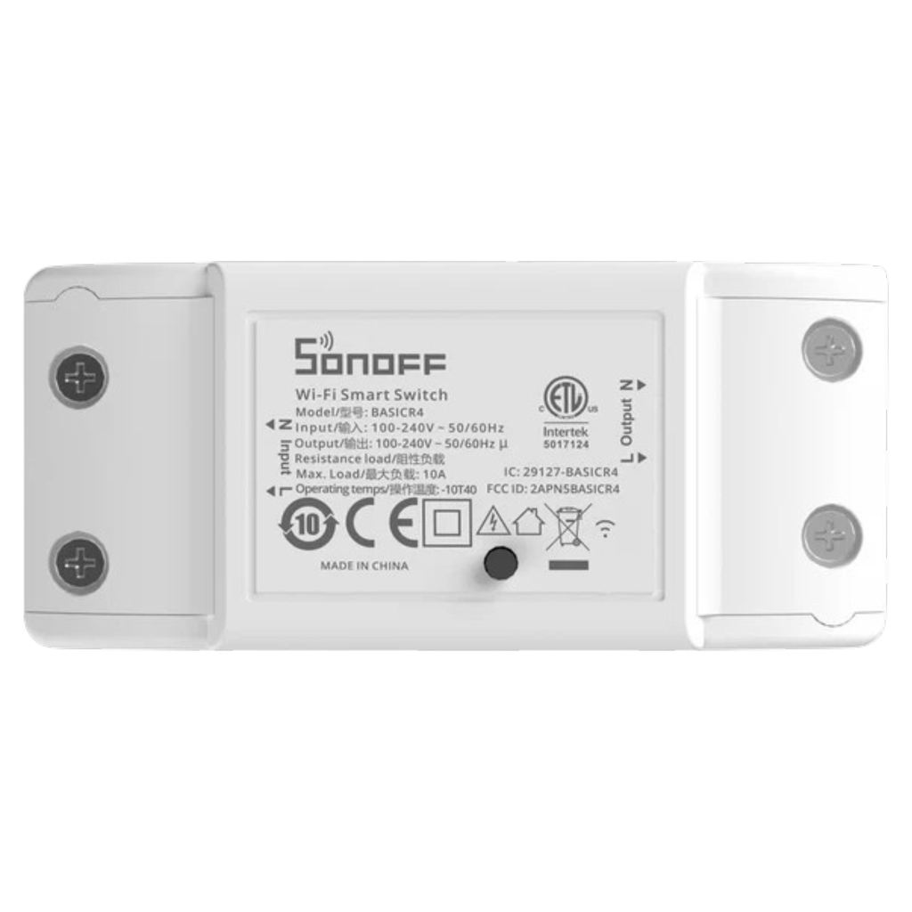 Enchufe Inteligente Sonoff S60TPF Schuko Wi-Fi con Control por Voz y Medición de Consumo