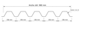 Chapa Trapezoidal Prepintada Blanca Ral 9003 - Cal 26 Util 98cm APP