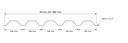 Chapa Trapezoidal Prepintada Gris Ral 7031 - Cal 26 Util 98cm APP