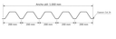 Chapa Trapezoidal Prepintada Negro Cal 26 Util 1m AGP