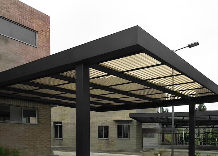Policarbonato Greca Bronce 1,16m x 4,5m x 0.8mm