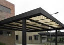 Policarbonato Greca Bronce 1,16m x 4,5m x 0.8mm
