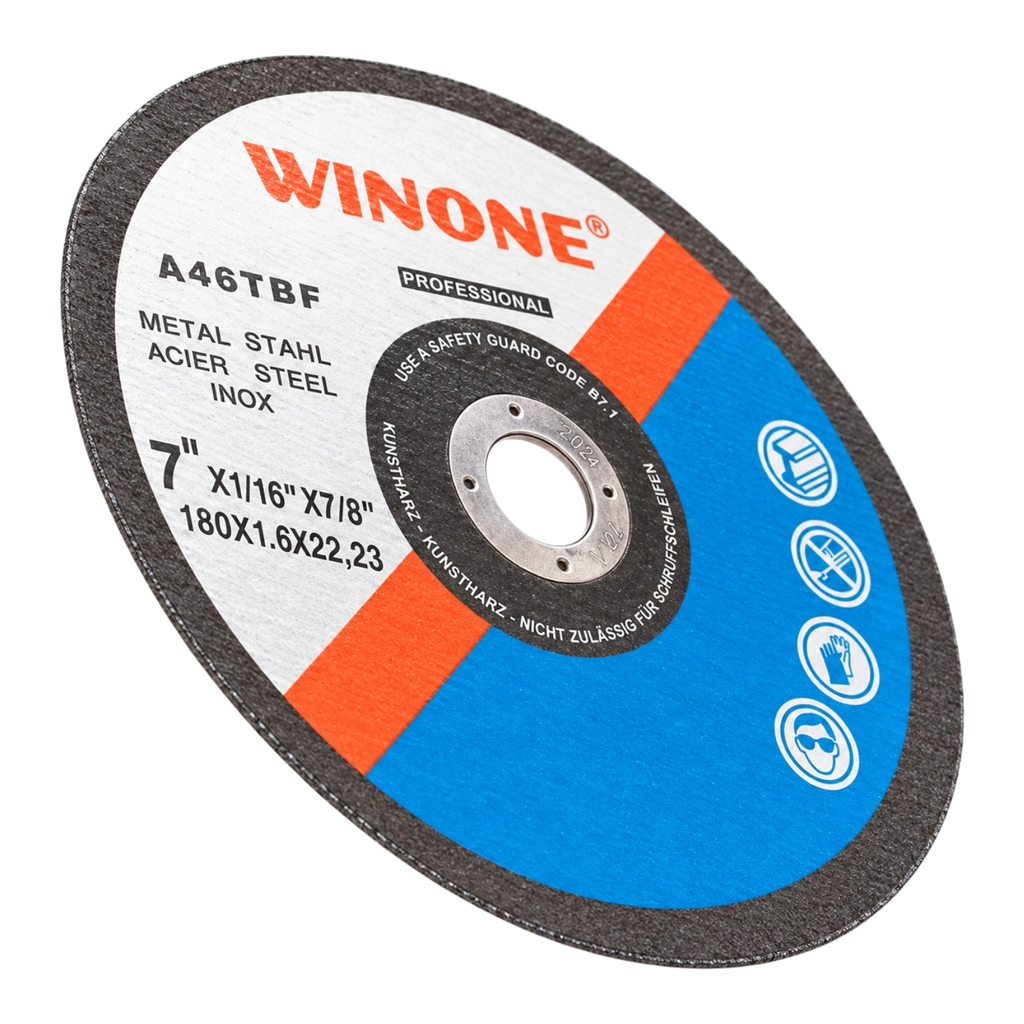 Disco de Corte 7´´ - 180mm x 1.6mm - WINEONE