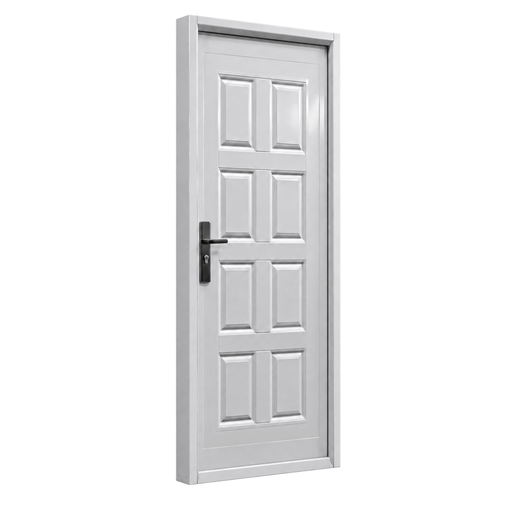 Puerta Exterior Clásica Blanco 84 x 2m Linea Velka