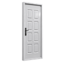 Puerta Exterior Clásica Blanco 84 x 2m Linea Velka
