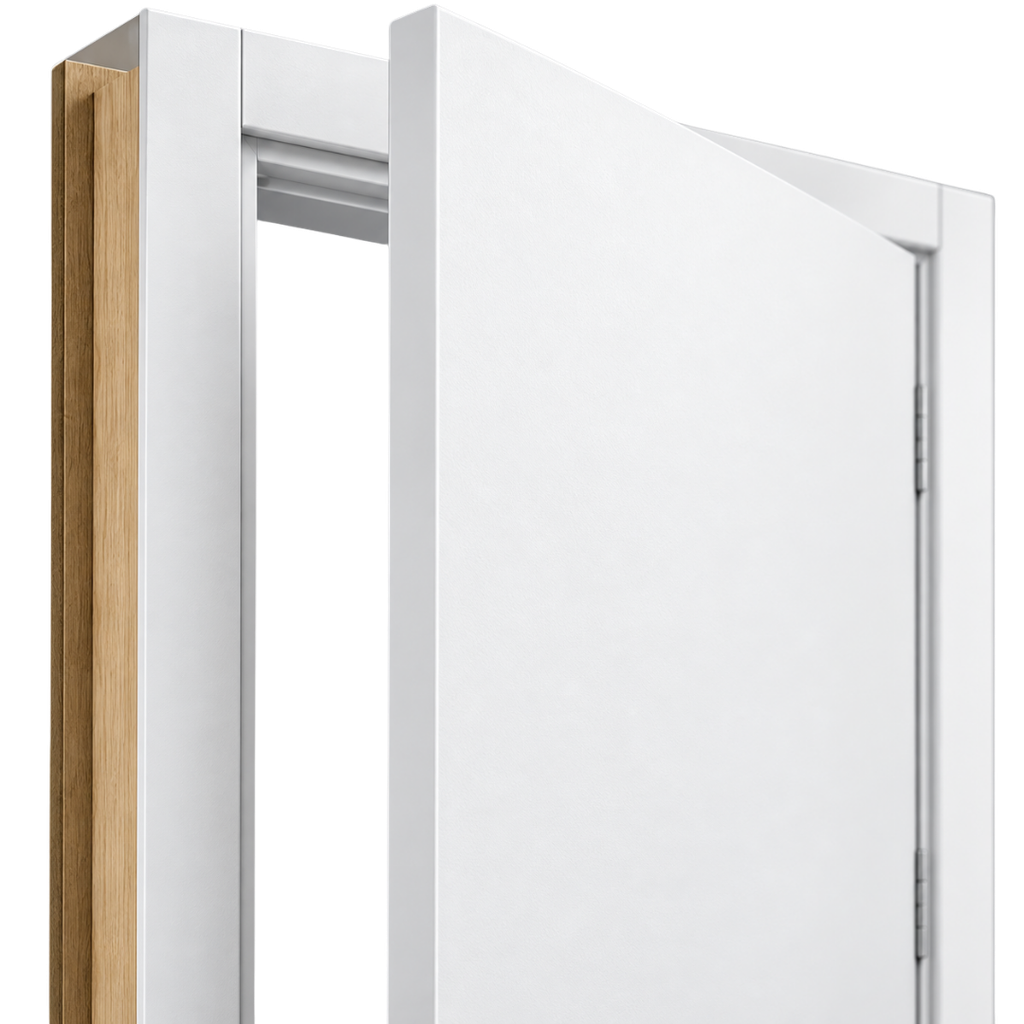 Puerta Interior Lisa Blanco 75 x 2.03m Brasil Nova Armada Izquierda