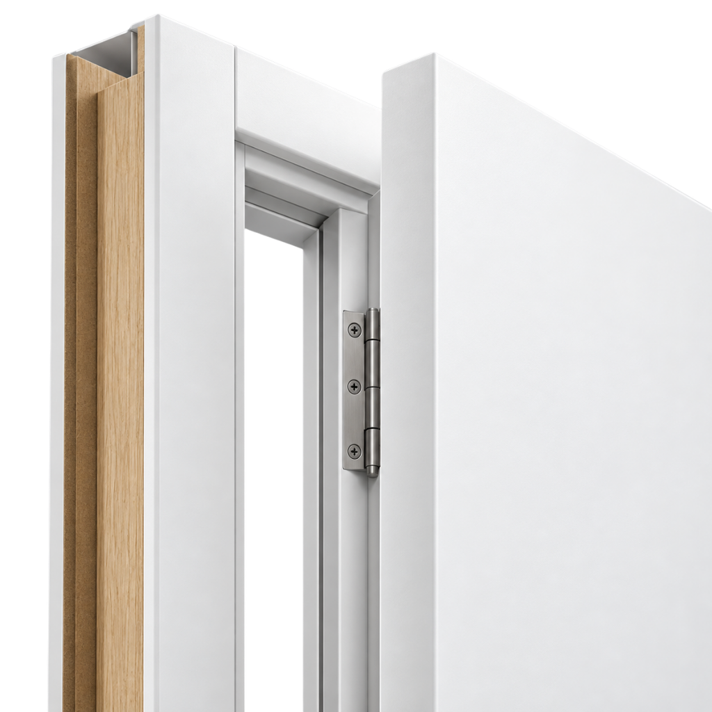 Puerta Interior Lisa Blanco 75 x 2.03m Brasil Nova Derecha