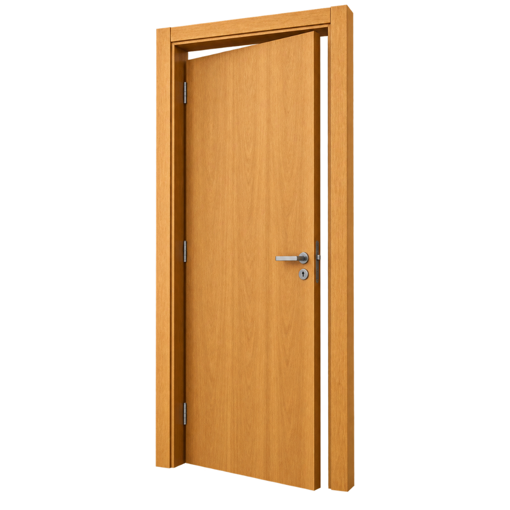 Puerta Interior Lisa Blanco 75 x 2.03m Brasil Nova Armada Izquierda