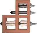 Taco Plástico Mixer 5/8" Para Anclaje Químico con Tope x un - MIX16