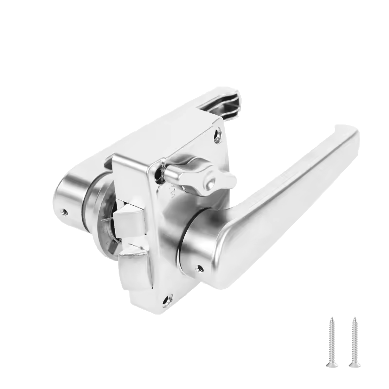 Cerradura con Manija TYTXRV para Puerta de Baño 15-25 mm Plateada