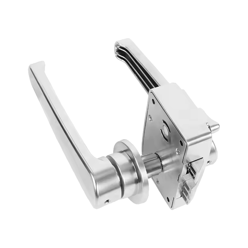 Cerradura con Manija TYTXRV para Puerta de Baño 15-25 mm Plateada
