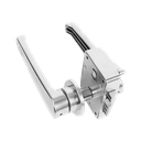 Cerradura con Manija TYTXRV para Puerta de Baño 15-25 mm Plateada