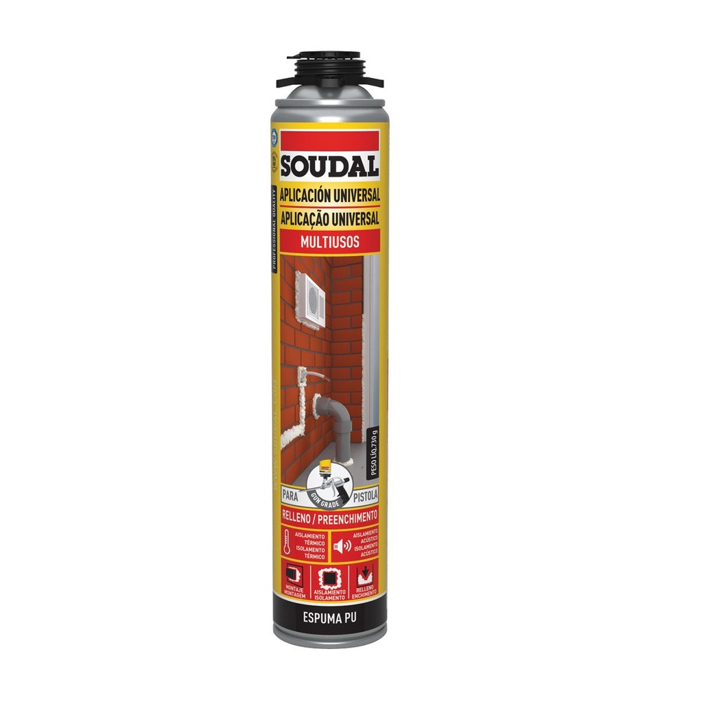 Espuma Poliuretano Soudal - 750ml