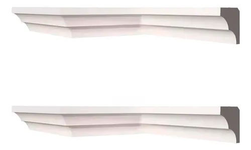 Moldura Perimetral Cornisa 43 - CB500 - 2m x 25mm x 20mm