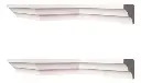 Moldura Perimetral EPS Escalonada 20mm x 30mm x 2m ARQ