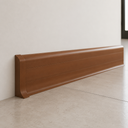 Terminal Izquierdo Zocalo PVC Plasbil Marron