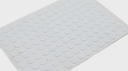 Tapa Tornillos PVC V128 Melamínico Blanco Liso 12mm x 140 UN