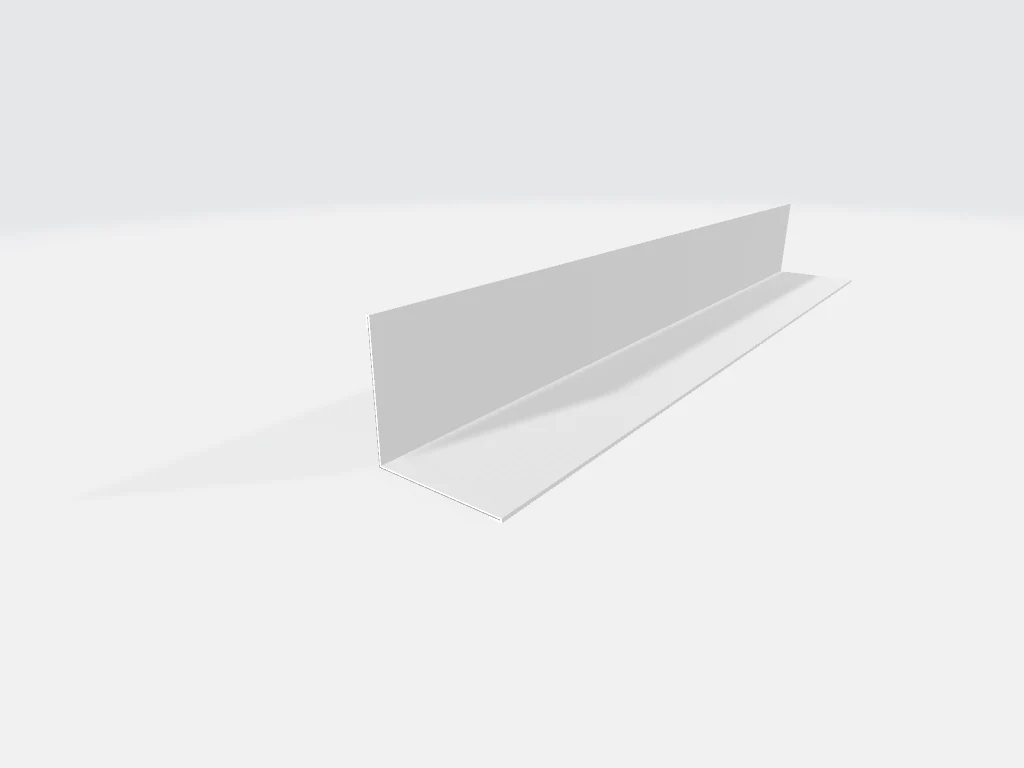 Angulo Iso-Panel - 140 x 40 x 3m - Blanco Exterior MID