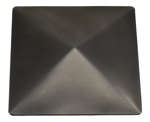 Tapa Sombrero Piramide Hierro Para Caños 80 x 80mm