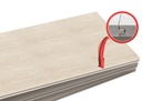 Placa Fibrocemento Machimbrada Entre Piso 1.20 x 2.40m x 20mm