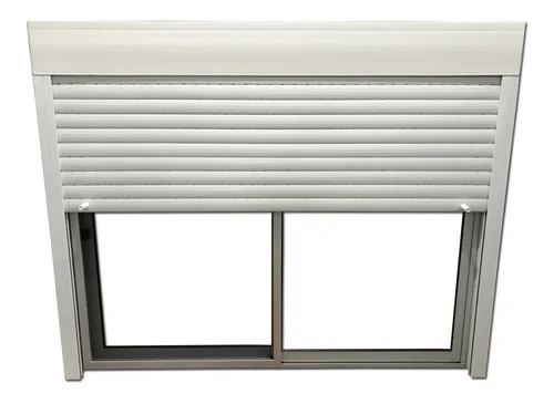 Aluminio Ventana Serie 20 - 120cm x 100cm + Monoblock PVC