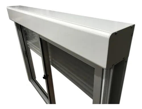 Aluminio Ventana Serie 20 - 120cm x 100cm + Monoblock PVC