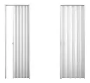 Puerta PVC Plegable Plasbil Blanca - 2,1m x 1,2m
