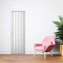 Puerta PVC Plegable Plasbil Blanca - 2,1m x 1,3m