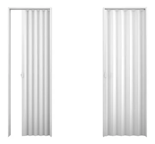 Puerta PVC Plegable Plasbil Blanca - 2,1m x 1,3m