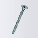 Tornillo T3 Punta Mecha Galvanizados + Alas 5mm x 38mm x 100 UN