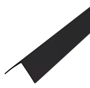 Angulo Aluminio Negro 25mm x 25mm x 2mm x 4,7m