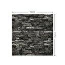 Placa Decorativa Adhesiva 70cm x 77cm - Piedra Negra