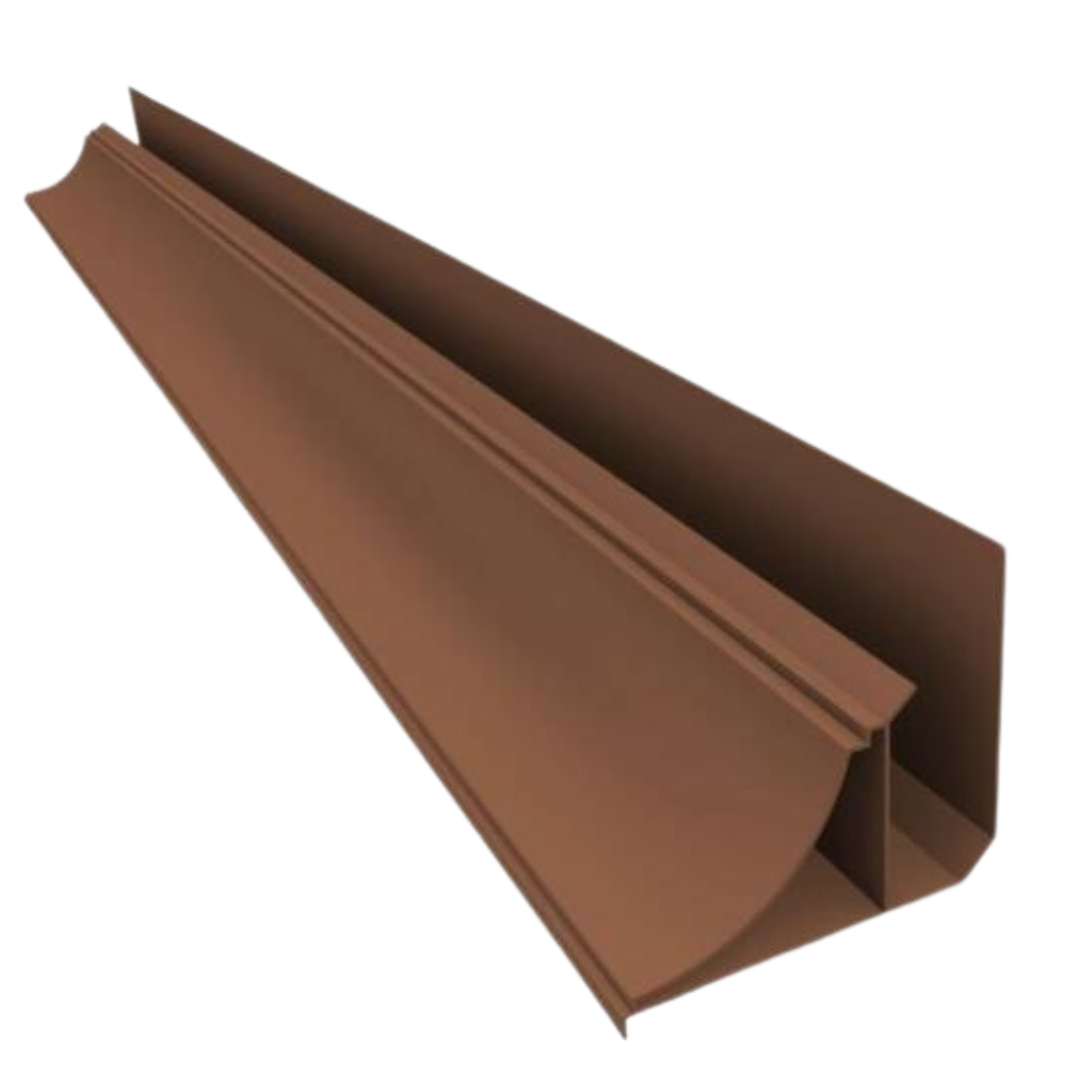 PVC Perimetral Media Caña Marron x 6m Plasbil