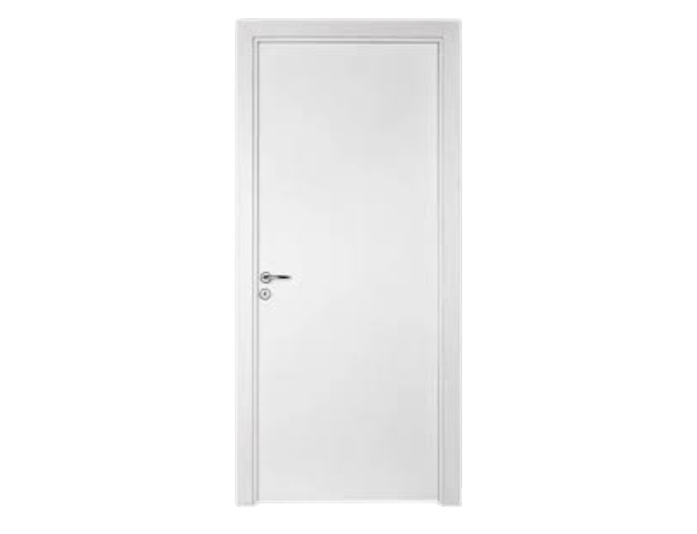 Puerta Interior Lisa Blanco 75 x 2.03m Linea Brasil Armada Derecha