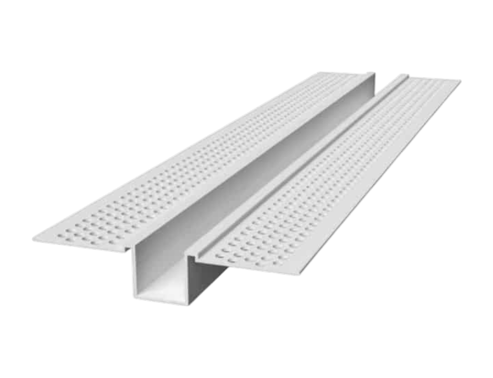 Perfil Buña PVC P/Int 12,7mm x 3,05m (1/2" x 10") Vinyl Corp