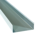 Lateral Iso-Panel 100 mm x 40mm x 3m Tipo U Blanco Exterior MID 