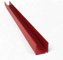 Lateral 75mm/105mm - Tipo U - Rojo 2,5m