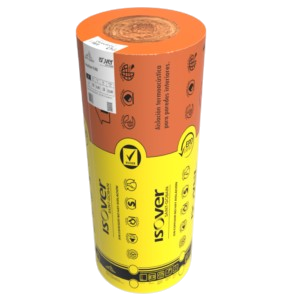 Lana de Vidrio ISOVER 70mm R8  1,2m x 12m 14,4 m2 Precortada