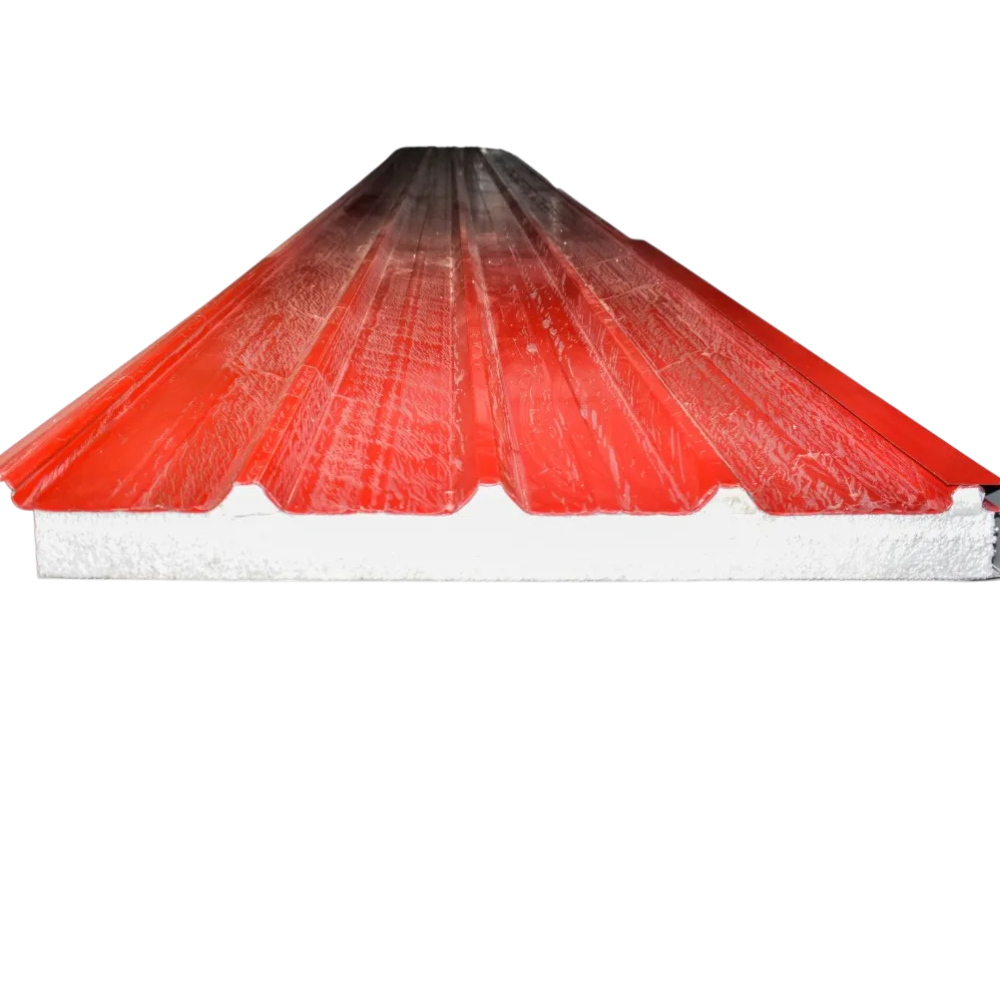 Iso-Panel - Techo 75mm/105mm - Trapezoidal Rojo ML