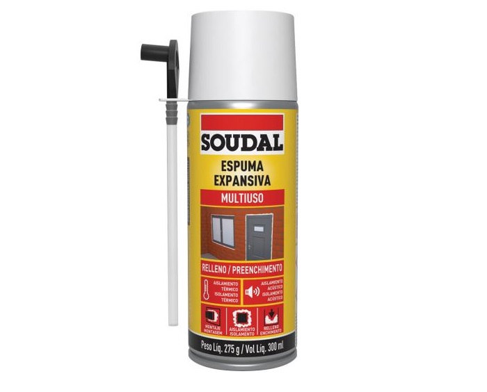 Espuma Poliuretano Soudal - 750ml