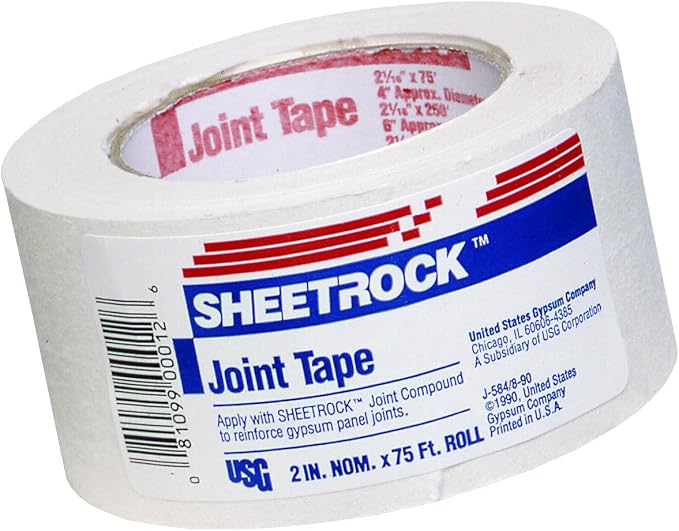 Cinta Papel Sheetrock 76m x 52mm Ranurada Perforada