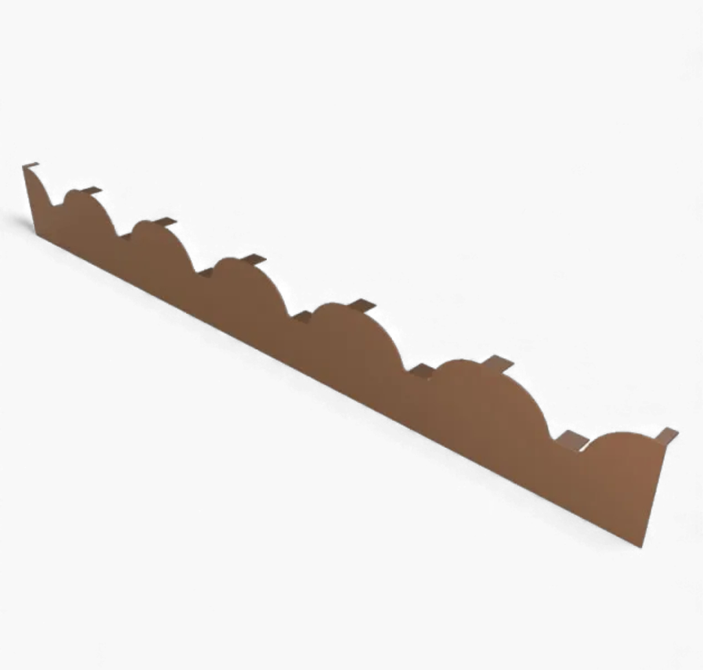 Cierre Frontal Euro Teja Poliuretano - 2 m