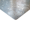 Cartela Perforada Para Fleje - 20cm x 20cm - Cal. 18